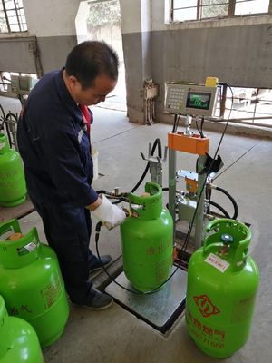 Ποτό s-tcs-yg-120 μπαταριών μηχανή πλήρωσης κυλίνδρων αερίου LPG