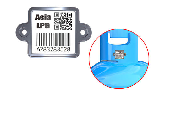 Άθραυστος υπαίθρια κύλινδρος που ακολουθεί το γραμμωτό κώδικα LPG και τον κώδικα QR