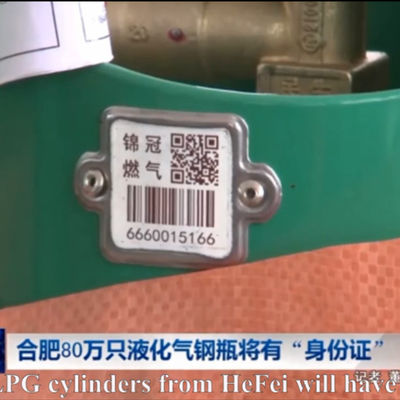Xiangkang LPG κυλίνδρων φραγμών κώδικα αντι-UV πρώην-απόδειξη Bendable ανίχνευσης Indentity ετικετών ψηφιακή