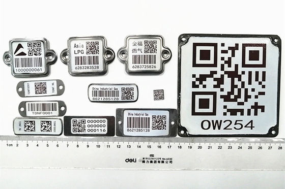 QR κώδικας που ενώνει στενά τον κοινό γραμμωτό κώδικα SS304 κυλίνδρων υγρού αζώτου
