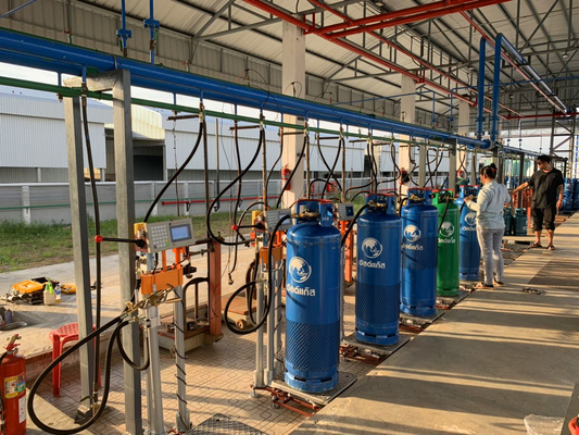 Πολυ γεμίζοντας κλίμακες υγροποιημένου αερίου τύπων για το πρατήριο βενζίνης αερίου LPG