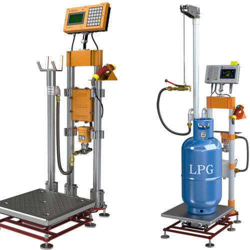 Ευφυής ενδασφαλίζοντας μηχανή πλήρωσης κυλίνδρων LPG 120Kg
