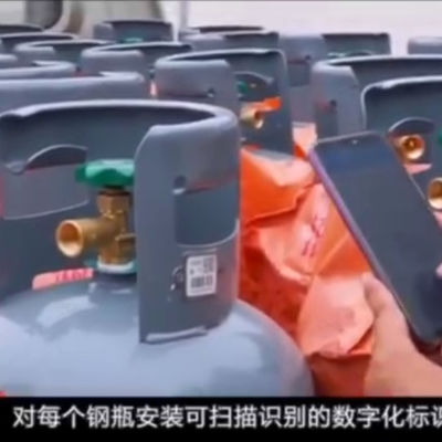 UV προστασία 304 πρώτης διαλογης XiangKang χάλυβα ακολουθώντας ετικέτα προτερημάτων κυλίνδρων γραμμωτών κωδίκων LPG λούστρου έξυπνη
