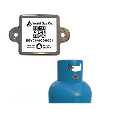 Ψηφιακός προσδιορισμός ταυτότητας κυλίνδρων  με τις ετικέτες ετικεττών γραμμωτών κωδίκων QR αντι-UV