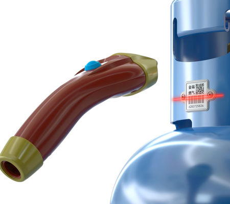 Υψηλής θερμοκρασίας αντίσταση 1900F ετικετών κώδικα φραγμών κυλίνδρων  για τη διαχείριση των κυλίνδρων LPG