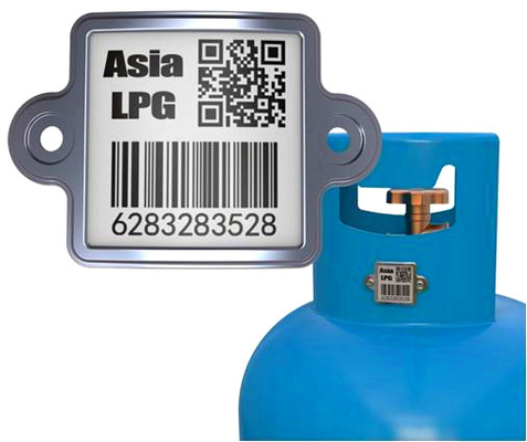 Κεραμική καταδίωξη προτερημάτων κώδικα Qr μετάλλων αερίου LPG με την ασύρματη βάση δεδομένων