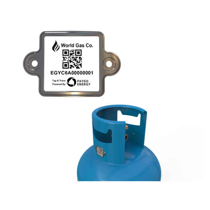 Ανθεκτικά υπαίθρια 20 έτη γραμμωτών κωδίκων κυλίνδρων LPG  που ανιχνεύουν απλά από PDA ή κινητά